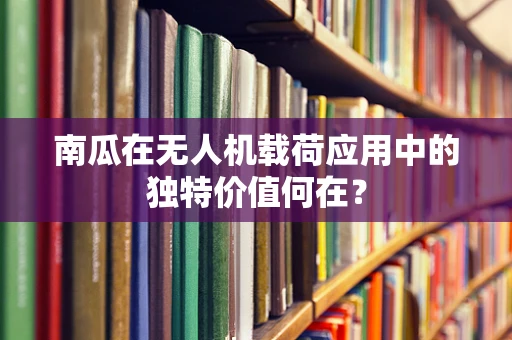 南瓜在无人机载荷应用中的独特价值何在？