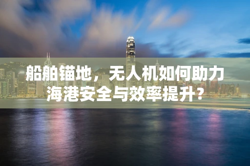 船舶锚地，无人机如何助力海港安全与效率提升？