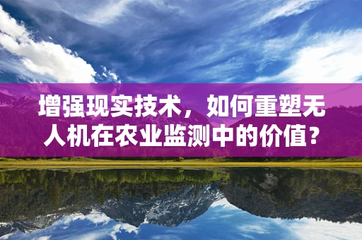 增强现实技术，如何重塑无人机在农业监测中的价值？