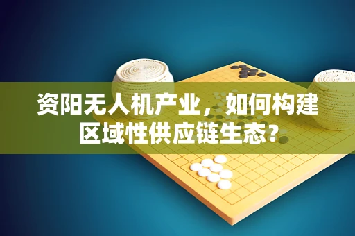 资阳无人机产业，如何构建区域性供应链生态？