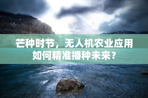 芒种时节，无人机农业应用如何精准播种未来？