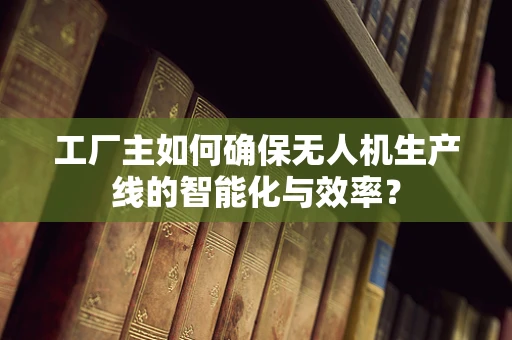 工厂主如何确保无人机生产线的智能化与效率？