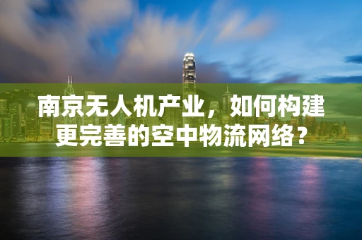 南京无人机产业，如何构建更完善的空中物流网络？