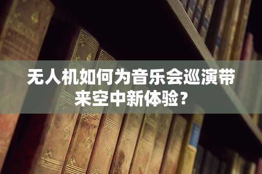 无人机如何为音乐会巡演带来空中新体验？