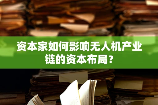 资本家如何影响无人机产业链的资本布局？