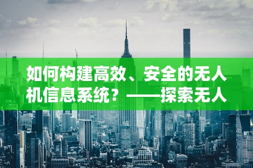 如何构建高效、安全的无人机信息系统？——探索无人机产业链的信息化新路径