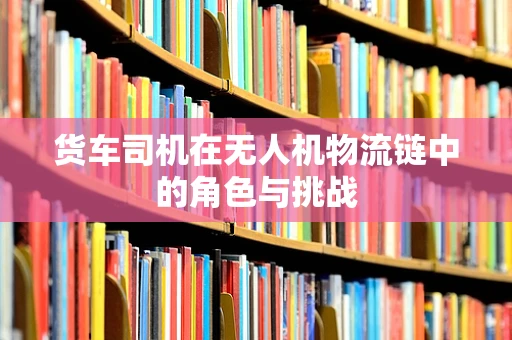 货车司机在无人机物流链中的角色与挑战