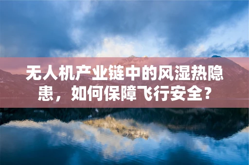 无人机产业链中的风湿热隐患，如何保障飞行安全？