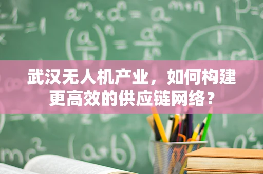 武汉无人机产业，如何构建更高效的供应链网络？