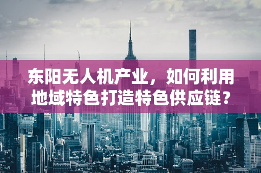 东阳无人机产业，如何利用地域特色打造特色供应链？