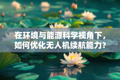 在环境与能源科学视角下，如何优化无人机续航能力？