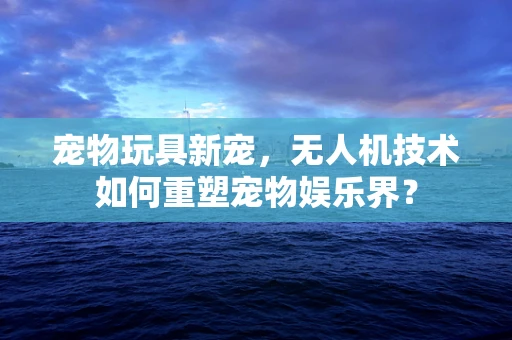 宠物玩具新宠，无人机技术如何重塑宠物娱乐界？