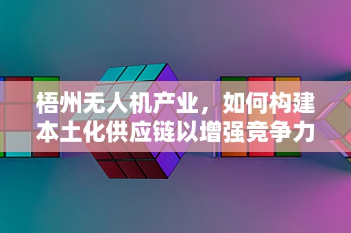 梧州无人机产业，如何构建本土化供应链以增强竞争力？