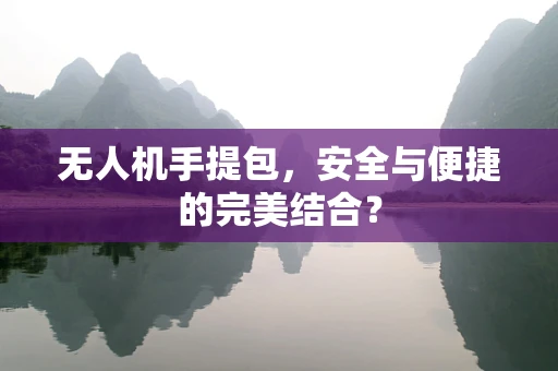 无人机手提包，安全与便捷的完美结合？