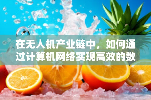 在无人机产业链中，如何通过计算机网络实现高效的数据传输与控制？